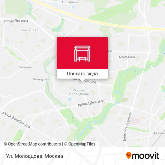 Карта Ул. Молодцова