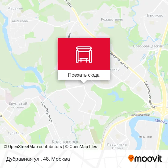 Карта Дубравная ул., 48