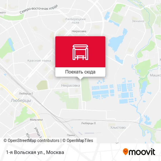 Карта 1-я Вольская ул.