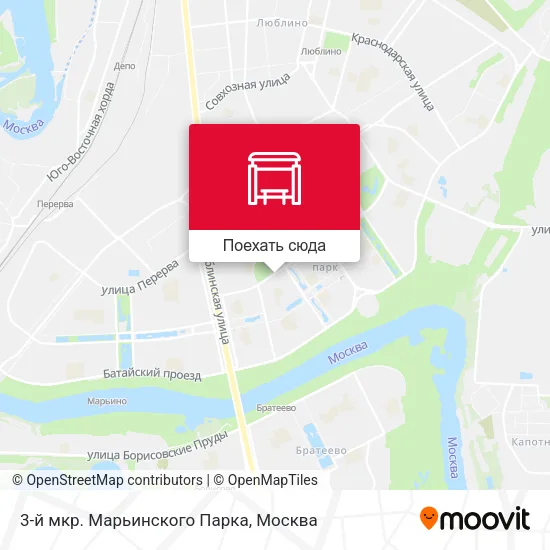 Карта 3-й мкр. Марьинского Парка