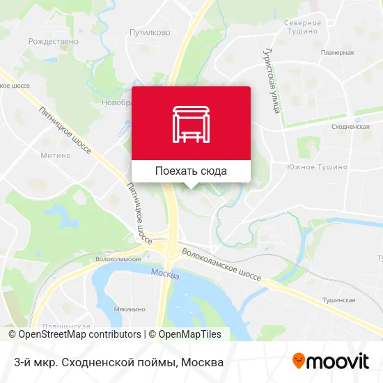 Карта 3-й мкр. Сходненской поймы