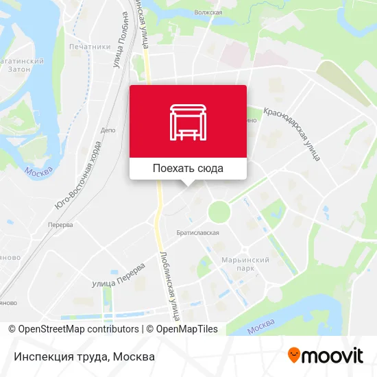 Карта Инспекция труда