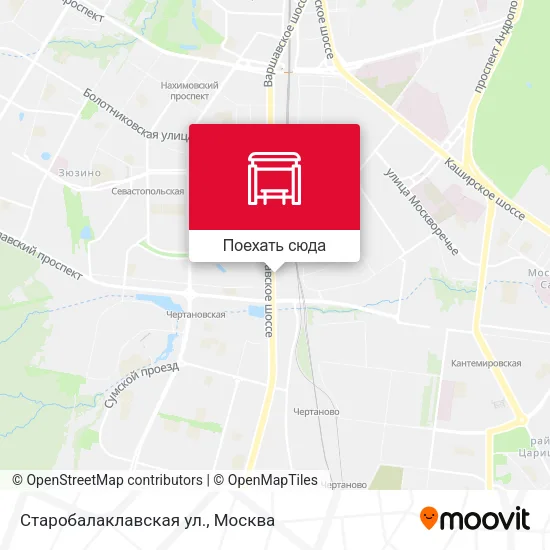 Карта Старобалаклавская ул.