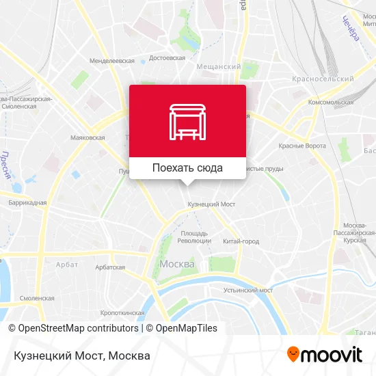 Карта Кузнецкий Мост