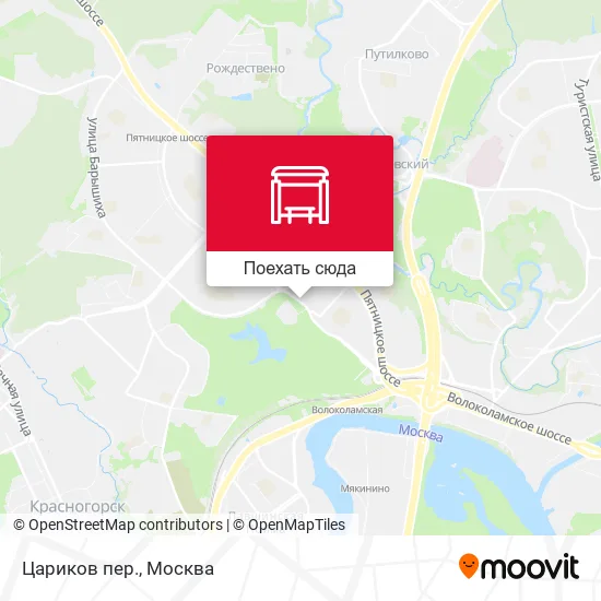 Карта Цариков пер.