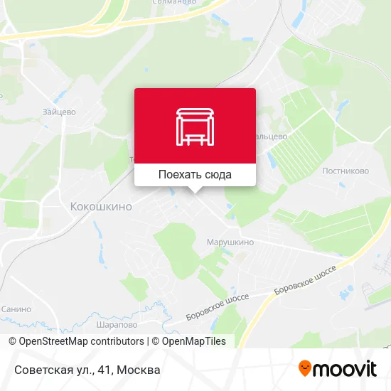 Карта Советская ул., 41