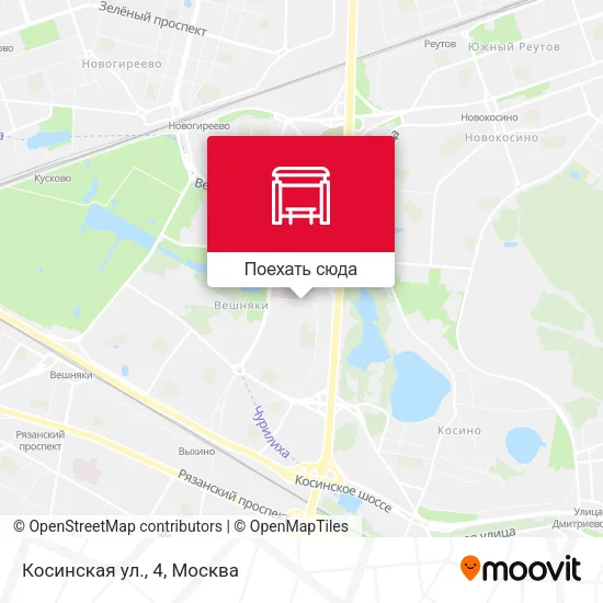 Карта Косинская ул., 4