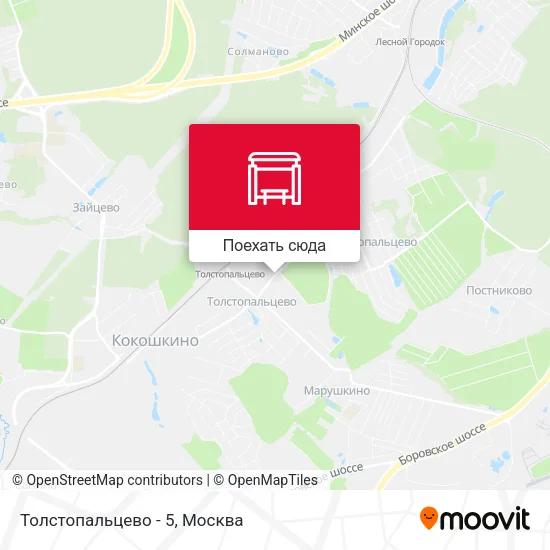 Карта Толстопальцево - 5