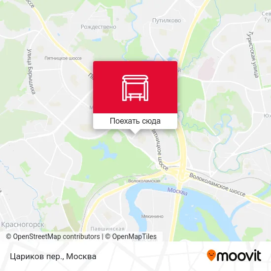 Карта Цариков пер.