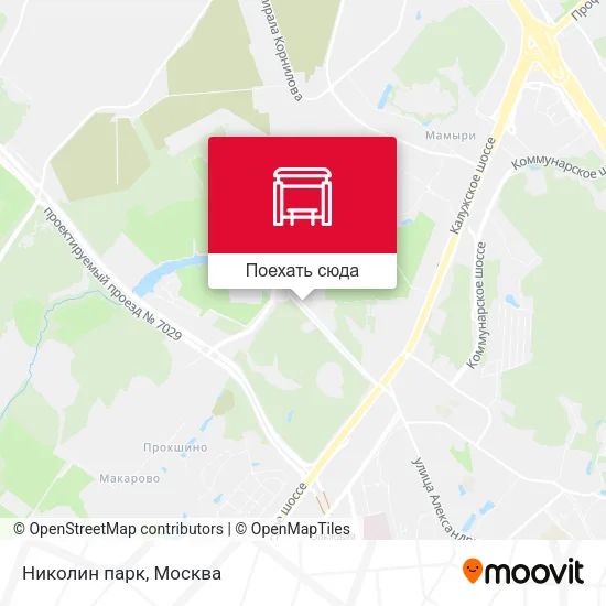 Карта Николин парк