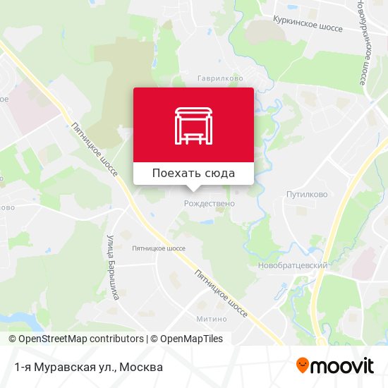 Карта 1-я Муравская ул.