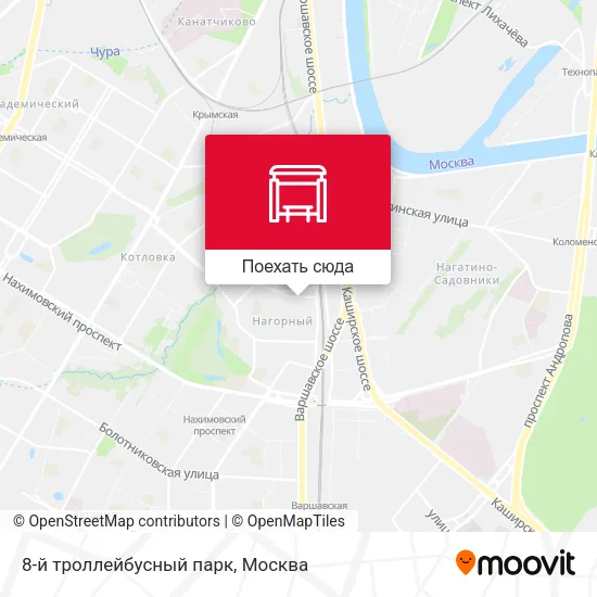 Карта 8-й троллейбусный парк