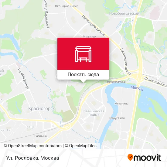 Карта Ул. Рословка