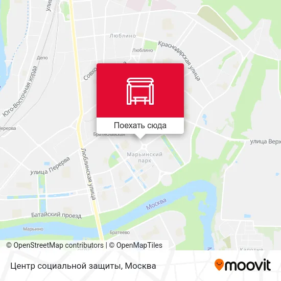 Карта Центр социальной защиты