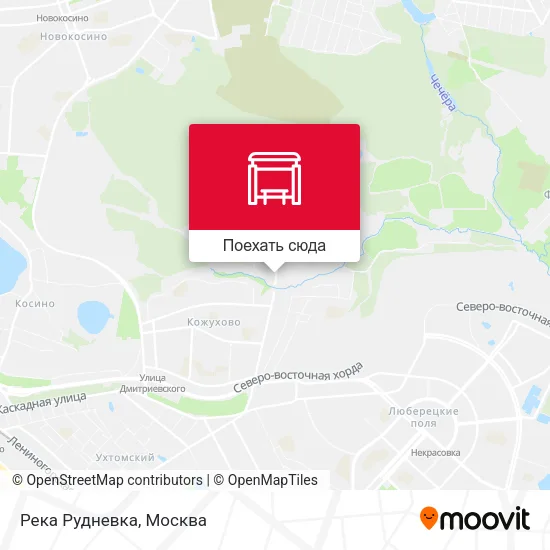 Карта Река Рудневка