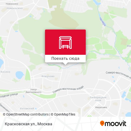 Карта Красковская ул.