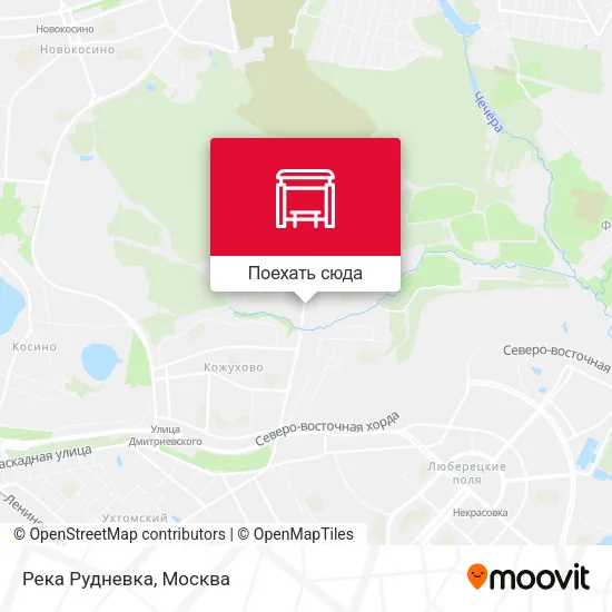 Карта Река Рудневка