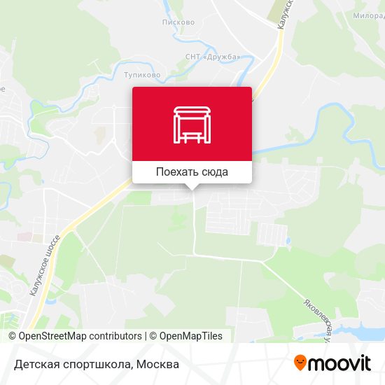 Карта Детская спортшкола