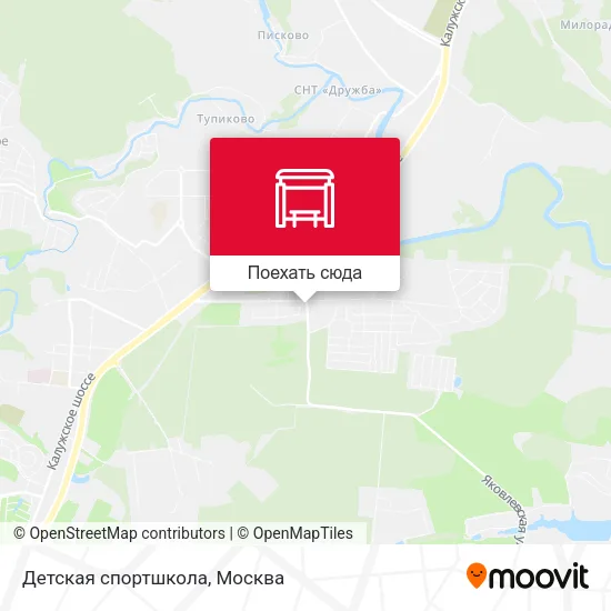 Карта Детская спортшкола