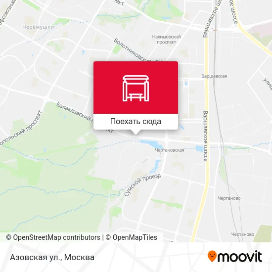Карта Азовская ул.