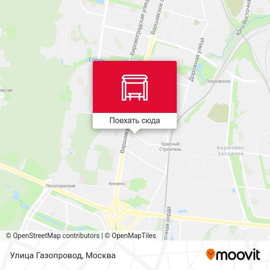 Карта Улица Газопровод