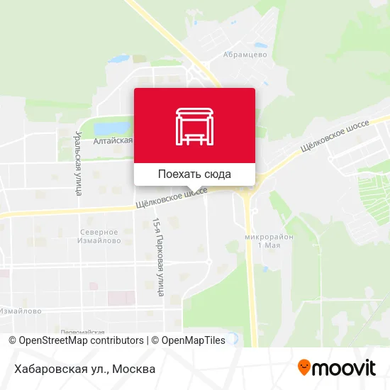Карта Хабаровская ул.