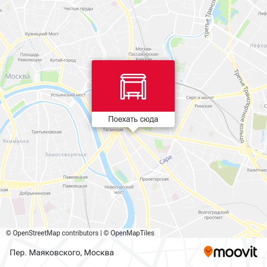 Карта Пер. Маяковского
