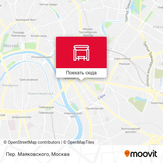 Карта Пер. Маяковского