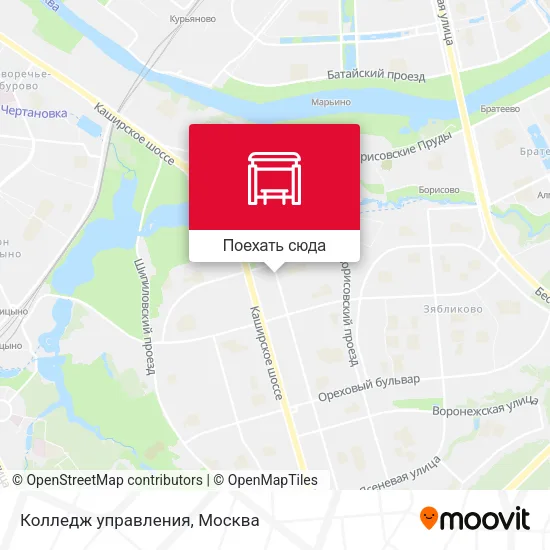 Карта Колледж управления