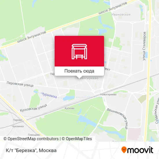 Карта К/т "Березка"
