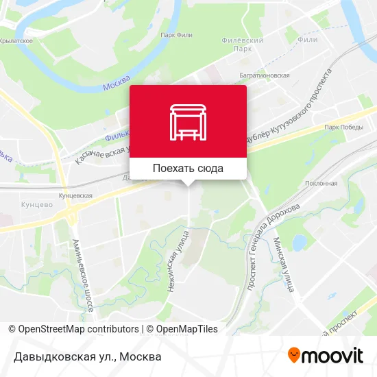 Карта Давыдковская ул.
