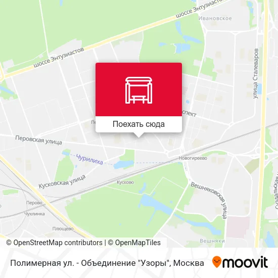 Карта Полимерная ул. - Объединение "Узоры"