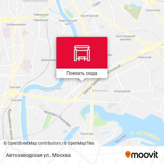Карта Автозаводская ул.