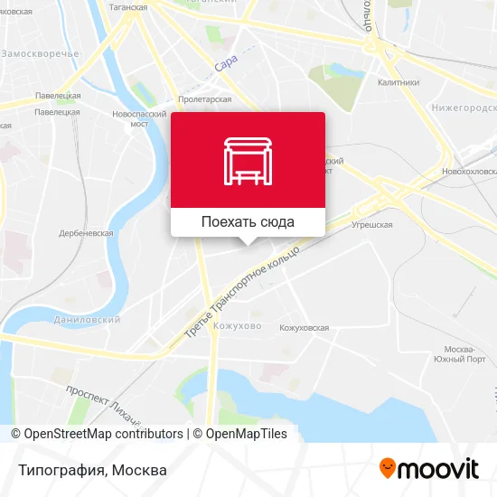Карта Типография