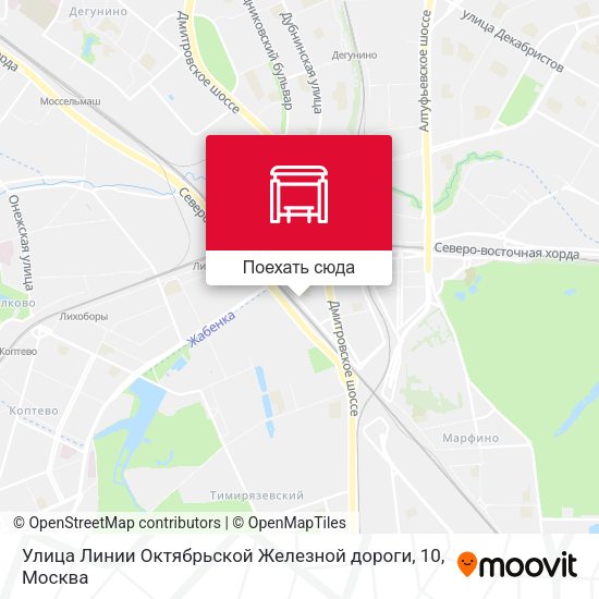 Карта Улица Линии Октябрьской Железной дороги, 10