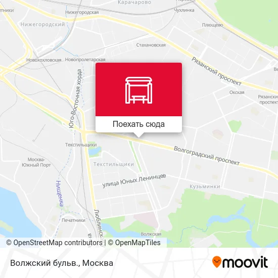 Карта Волжский бульв.