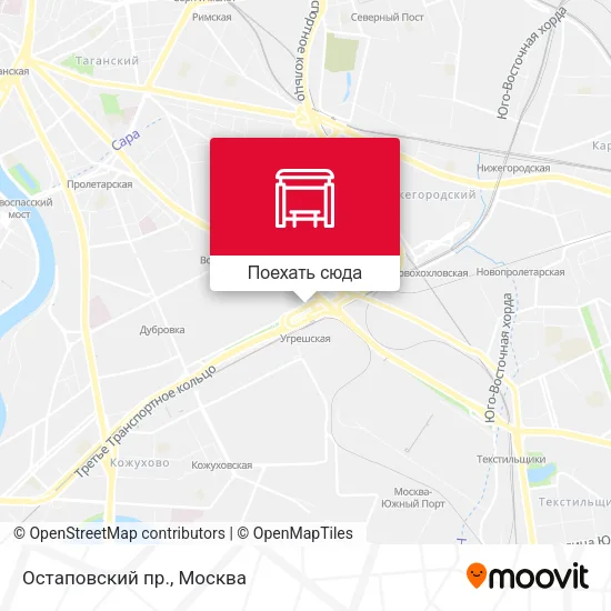 Карта Остаповский пр.
