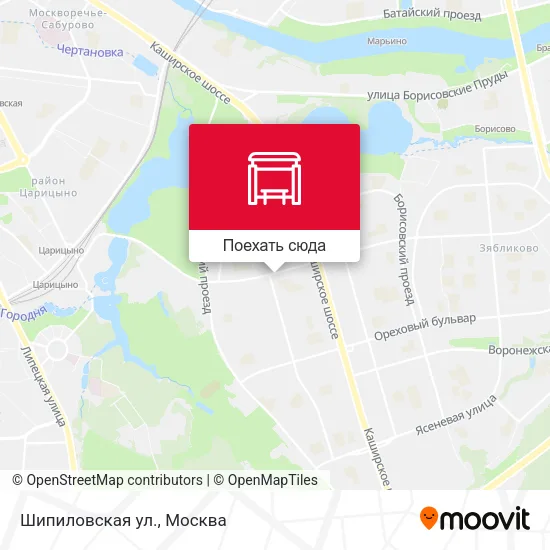 Карта Шипиловская ул.