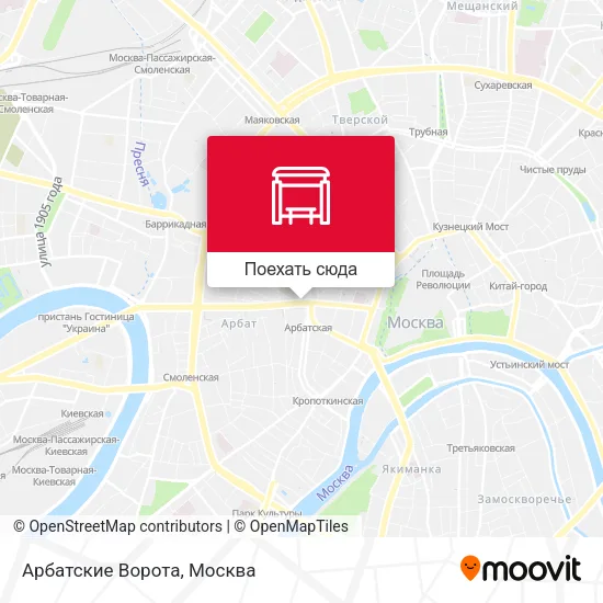 Карта Арбатские Ворота