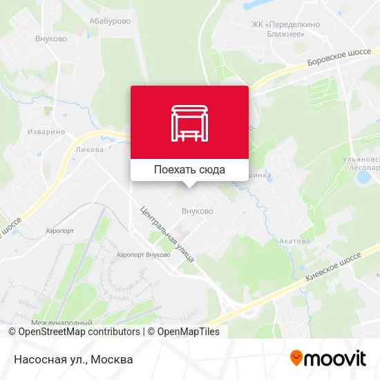 Карта Насосная ул.