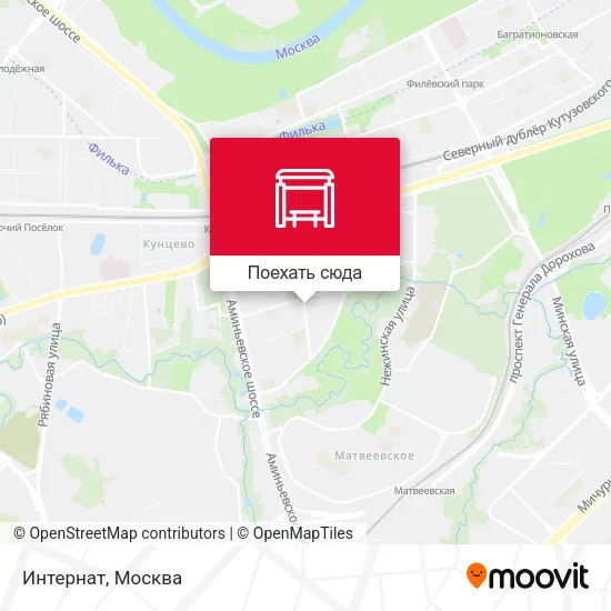 Карта Интернат