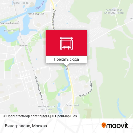 Карта Виноградово