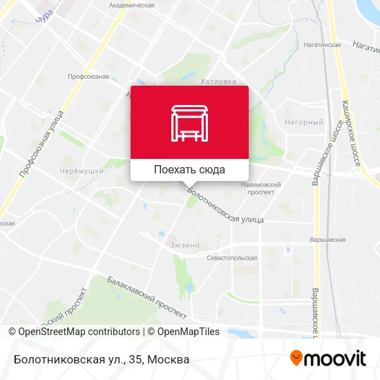 Карта Болотниковская ул., 35