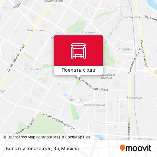 Карта Болотниковская ул., 35