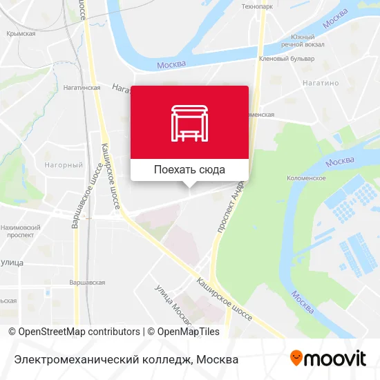 Карта Электромеханический колледж