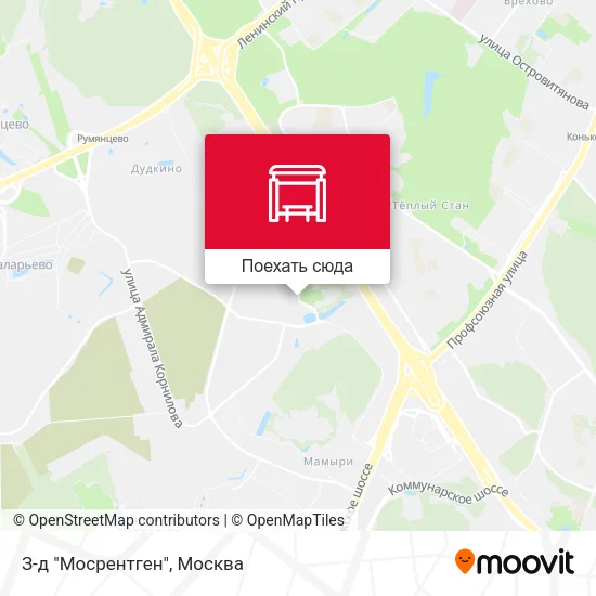 Карта З-д "Мосрентген"