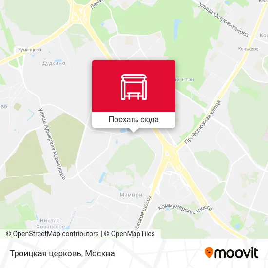 Карта Троицкая церковь