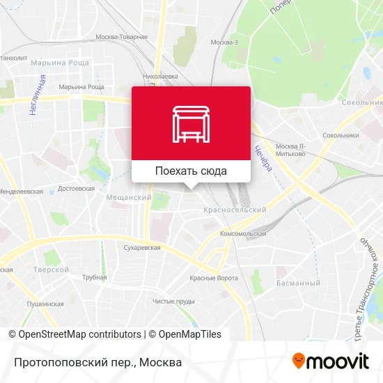 Карта Протопоповский пер.