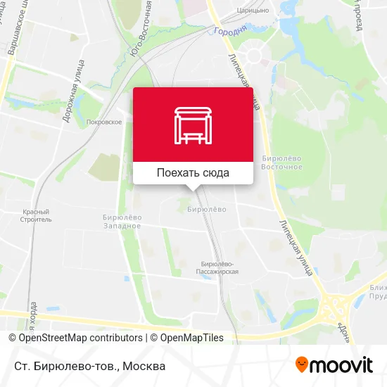 Карта Ст. Бирюлево-тов.