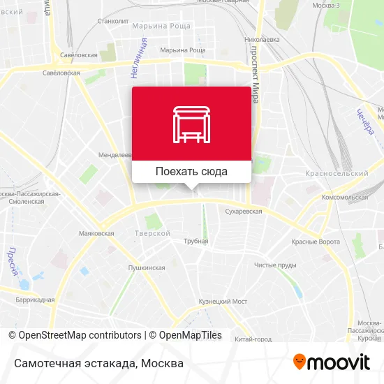 Карта Самотечная эстакада